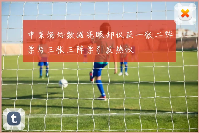 申京场均数据亮眼却仅获一张二阵票与三张三阵票引发热议
